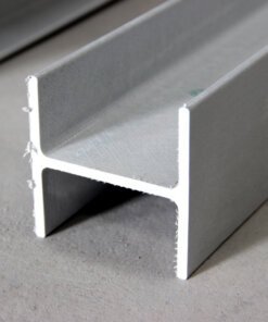 Composite H posts Pearl White 4mtr Long