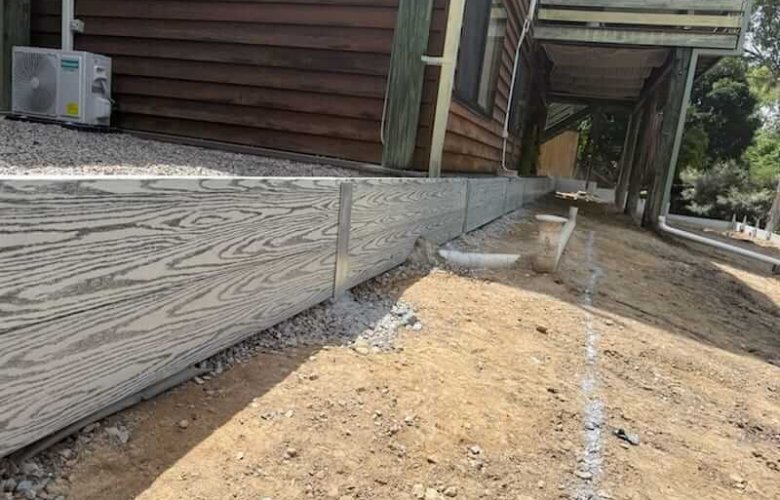 composite retaining wall project Birbane