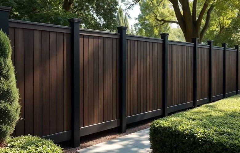 Composite Oak Fence